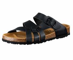 LICO Hausschuh Sandalen Damen schwarz