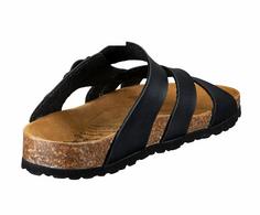 Rückansicht von LICO Hausschuh Sandalen Damen schwarz
