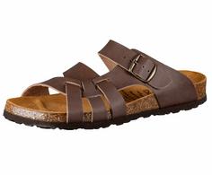 LICO Pantolette Sandalen Damen braun