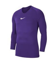 Nike Park First Layer Langarmshirt Funktionsshirt Herren lila