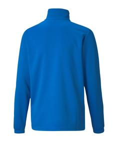 Rückansicht von PUMA teamRISE HalfZip Sweatshirt Kids Funktionssweatshirt Kinder blau