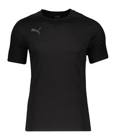 PUMA teamCUP Casuals T-Shirt Funktionsshirt Herren schwarzgrau