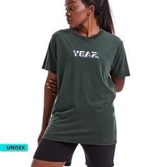 Rückansicht von YEAZ CHAWLAY T-Shirt Stoned Green
