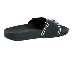 Rückansicht von LICO Badesandale Badelatschen Herren schwarz/weiss