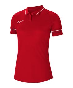 Nike Academy 21 Poloshirt Damen Poloshirt Damen rotweiss