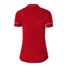 Rückansicht von Nike Academy 21 Poloshirt Damen Poloshirt Damen rotweiss
