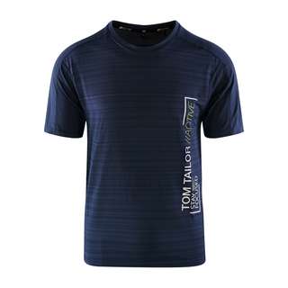 TOM TAILOR T-Shirt Alfani T-Shirt Herren French Navy Melange