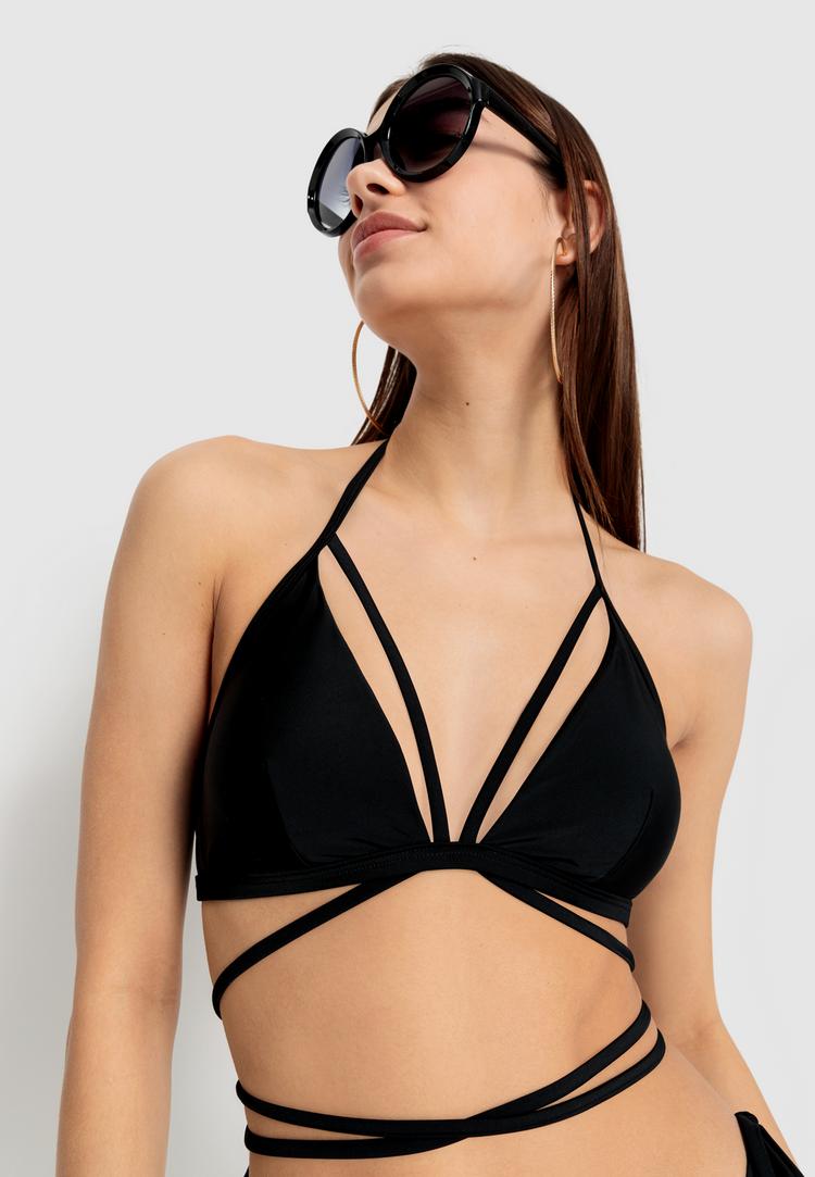 LSCN by Lascana LSCN by Lascana Triangel-Bikini-Top Bikini Oberteil Damen - schwarz - 2 | SportScheck