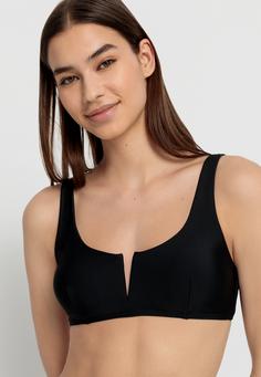 Rückansicht von LSCN by Lascana Bustier-Bikini-Top Bikini Oberteil Damen schwarz