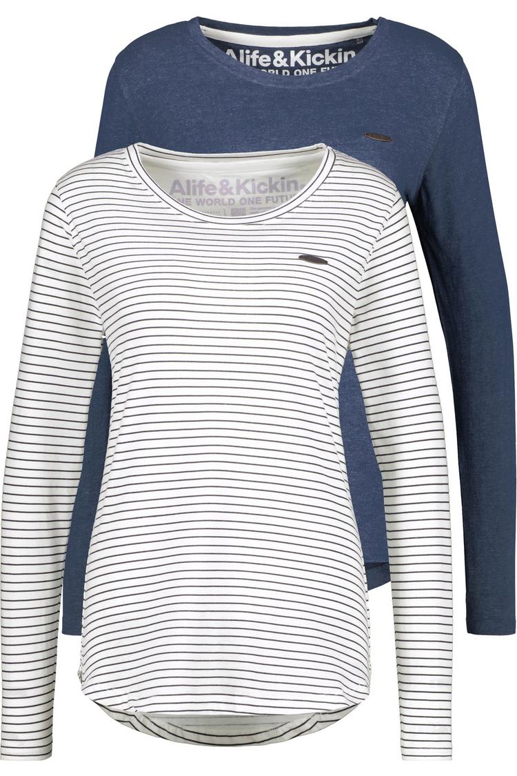 ALIFE AND KICKIN ALIFE AND KICKIN LeaAK Langarmshirt Damen - cloudy - 0 | SportScheck