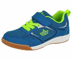 LICO Hallenschuh Hallenschuhe Kinder blau/lemon