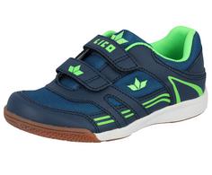 LICO Hallenschuh Hallenschuhe Kinder marine/lemon