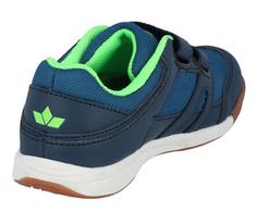 Rückansicht von LICO Hallenschuh Hallenschuhe Kinder marine/lemon