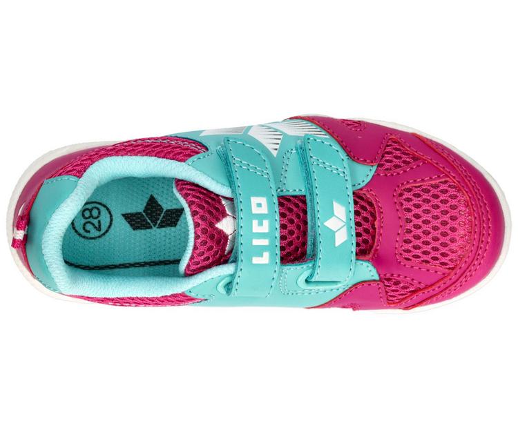 LICO LICO Hallenschuh Hallenschuhe M&auml;dchen - pink/t&uuml;rkis/weiss - 1 | SportScheck