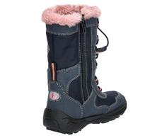 Rückansicht von LICO Winterstiefel Stiefel Kinder marine/rosa