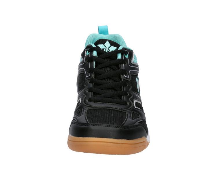 LICO LICO Indoorschuh Hallenschuhe Damen - schwarz/t&uuml;rkis/silber - 0 | SportScheck