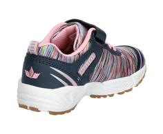 Rückansicht von LICO Hallenschuh Hallenschuhe Kinder marine/rosa