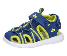 LICO Sandale Sandalen Kinder blau/lemon