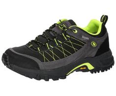 Brütting Outdoorschuh Wanderschuhe Herren schwarz/grau/lemon