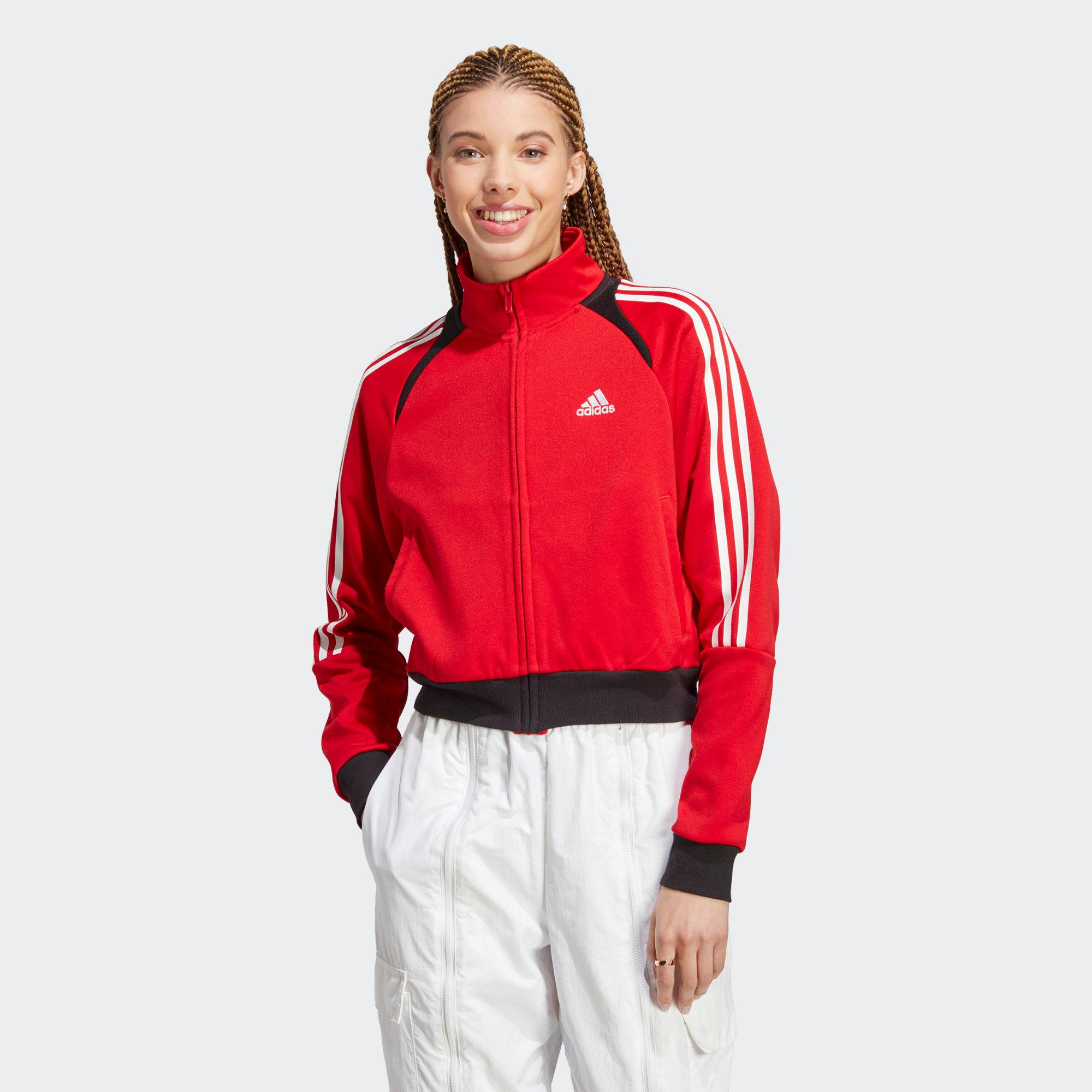 adidas weste damen rot