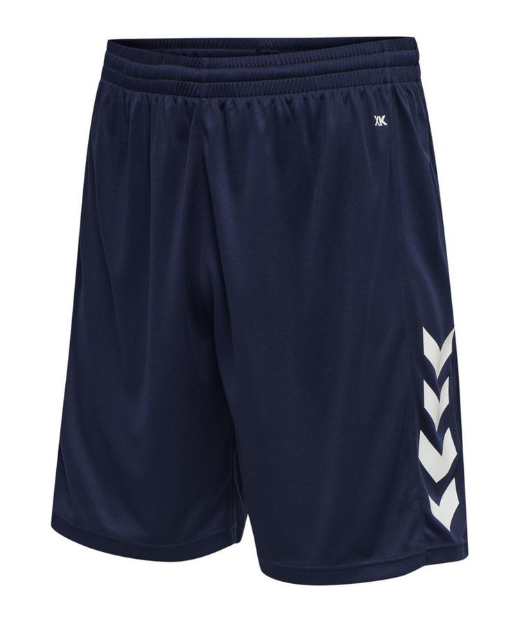 hummel hummel hmlCore XK Poly Short Fu&szlig;ballshorts Herren - blauweissweiss - 0 | SportScheck