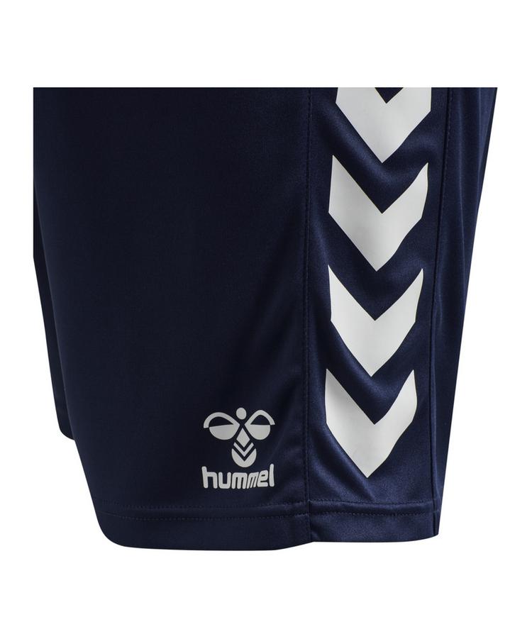 hummel hummel hmlCore XK Poly Short Fu&szlig;ballshorts Herren - blauweissweiss - 0 | SportScheck
