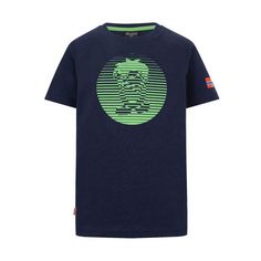 Trollkids Troll T PRO T-Shirt Kinder Marineblau/Vipergrün