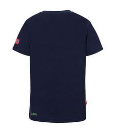 Rückansicht von Trollkids Troll T PRO T-Shirt Kinder Marineblau/Vipergrün