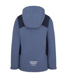 Rückansicht von Trollkids Gjende Regenjacke Kinder Lotusblau/Marine Blau