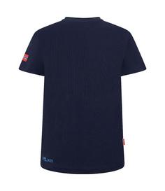 Rückansicht von Trollkids Troll T PRO T-Shirt Kinder Marineblau/Hellblau