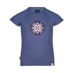 Trollkids Senja T T-Shirt Kinder Lotusblau