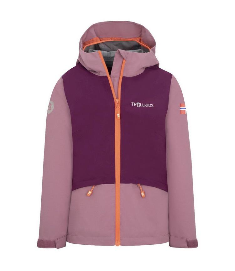 Trollkids Trollkids Gjende Regenjacke M&auml;dchen - Orchidee Rosa/Maulbeere/Pfirsich - 0 | SportScheck