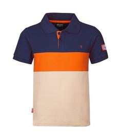 Trollkids Eikefjord T-Shirt Kinder Sandbeige/Orange