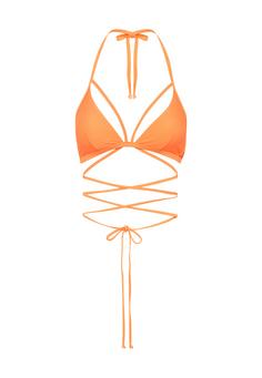 LSCN by Lascana Triangel-Bikini-Top Bikini Oberteil Damen neon orange