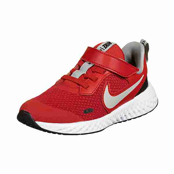 Nike Revolution 5 Sneaker Kinder rot / hellgrau