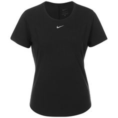 Nike ONE LUXE Tennisshirt Damen black-reflective silv