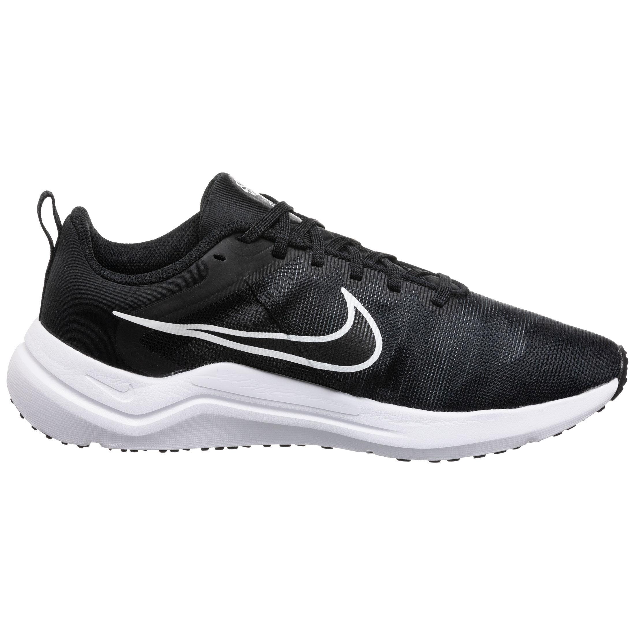 Nike DOWNSHIFTER 12 Laufschuhe Herren black white dk smoke grey pure platinum im Online Shop von SportScheck kaufen