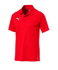 PUMA LIGA Sideline Poloshirt Poloshirt Herren rot