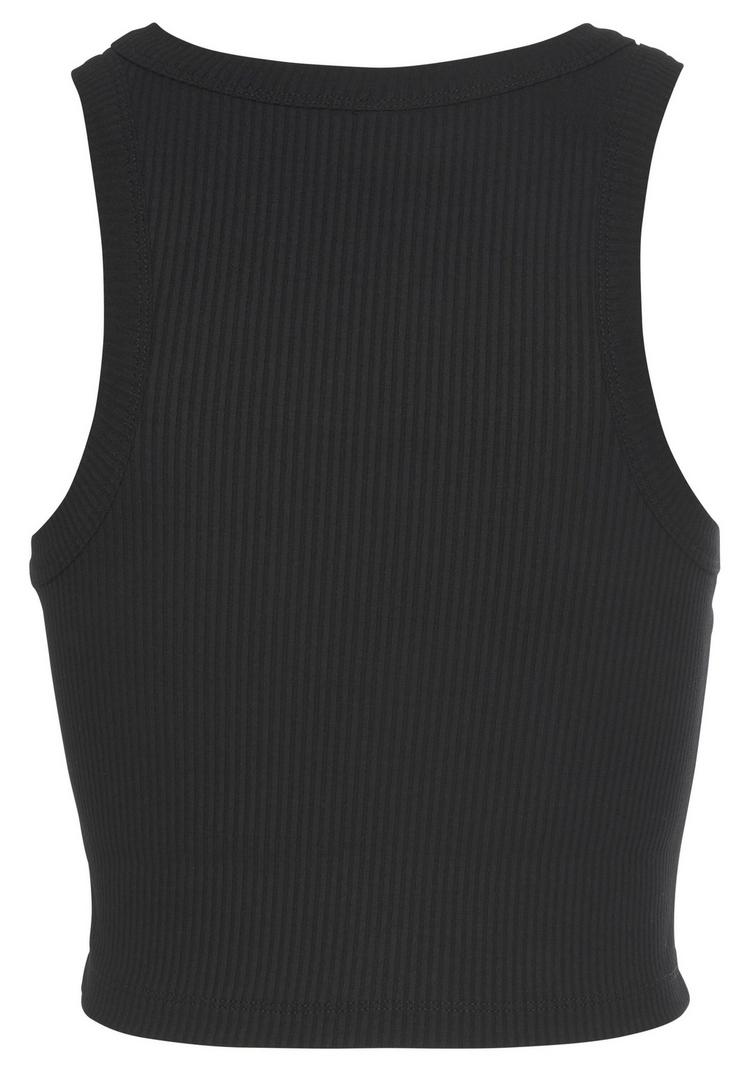 Lascana Lascana Crop-Top Croptop Damen - wei&szlig; + schwarz - 1 | SportScheck