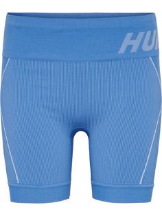 hummel hmlTE CHRISTEL SEAMLESS SHORTS Shorts Damen RIVIERA/BLUE BELL MELANGE