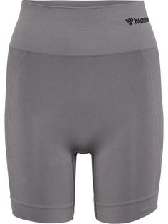 hummel hmlTIF SEAMLESS SHORTS Funktionsshorts Damen CHARCOAL GRAY