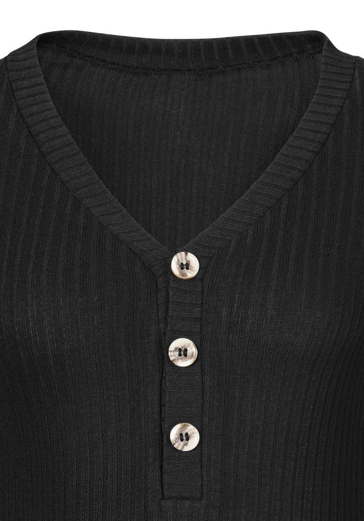 Lascana Lascana Langarmshirt Langarmshirt Damen - schwarz - 0 | SportScheck