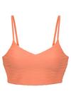 sunseeker Crop-Bikini-Top Bikini Oberteil Damen - peach