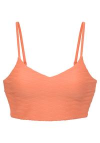 sunseeker Crop-Bikini-Top Bikini Oberteil Damen - peach
