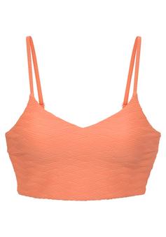 sunseeker Crop-Bikini-Top Bikini Oberteil Damen peach