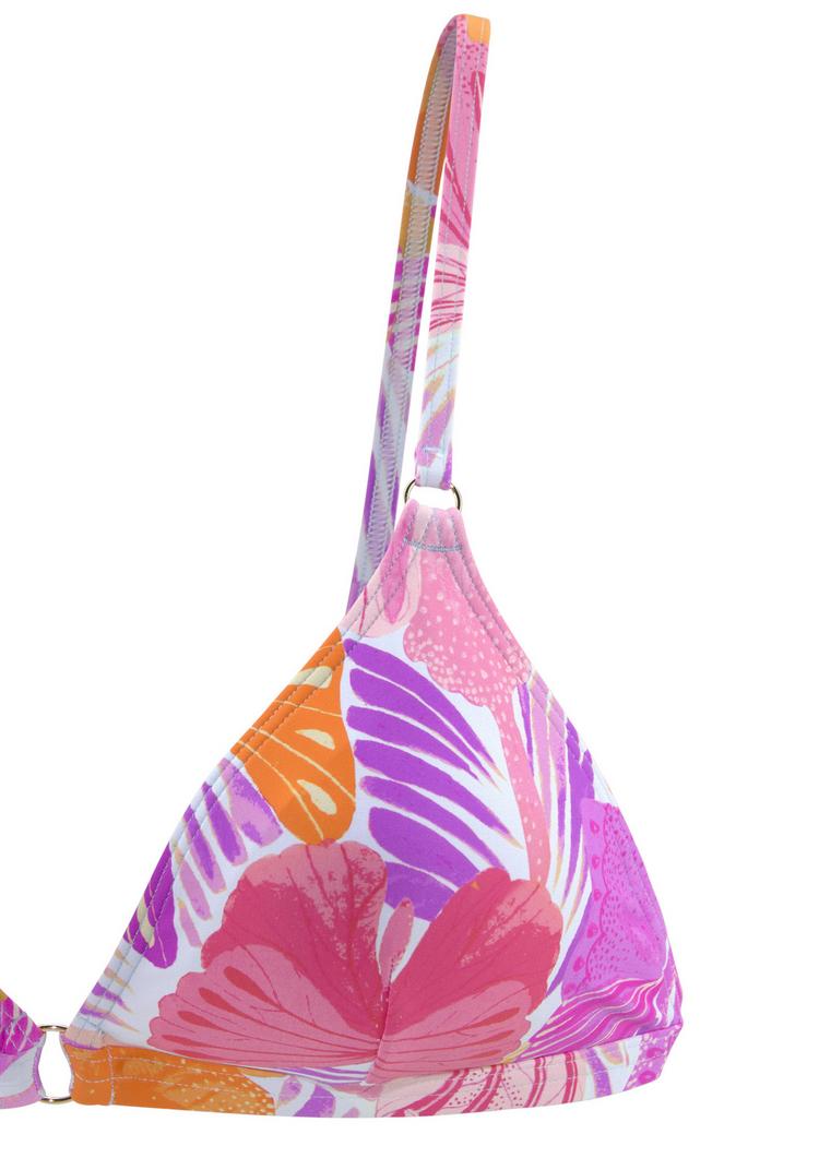 sunseeker sunseeker Triangel-Bikini-Top Bikini Oberteil Damen - lila-orange - 3 | SportScheck