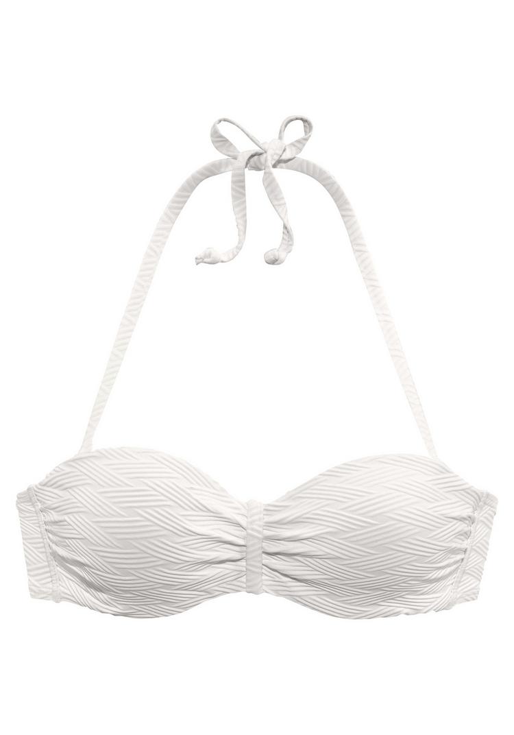 sunseeker sunseeker B&uuml;gel-Bandeau-Bikini-Top Bikini Oberteil Damen - wei&szlig; - 0 | SportScheck