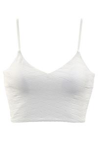 sunseeker Crop-Bikini-Top Bikini Oberteil Damen - wei&szlig;