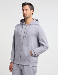 Rückansicht von JOY sportswear JOY 101 Kapuzenjacke frost grey