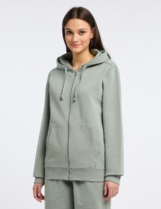 Rückansicht von JOY sportswear JOY 101 Kapuzenjacke dusty green